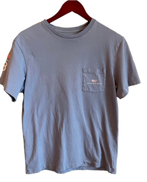 Vineyard Vine Womens Short Sleeve TShirt  Gray Cotton SZ XS - Picture 1 of 8